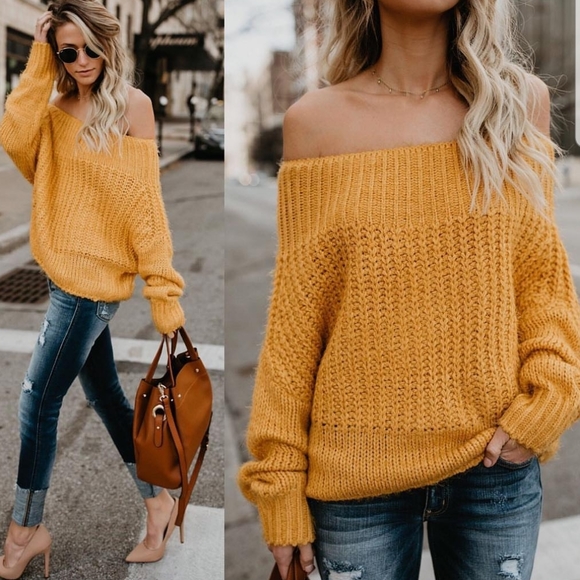Cozy Dreams off Shoulder Sweater - Picture 2 of 2